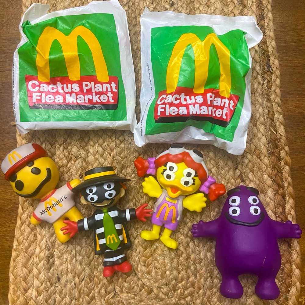 Cactus Plant Market Mcdonalds Toys Hamburglar Grimace Birdie Early Bird Cactus